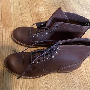 Red Wing boots seconds Amber Harness 9D